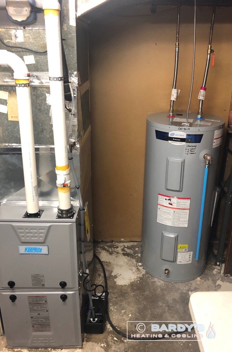 Bardy's Heating & Cooling Hot Water Tank